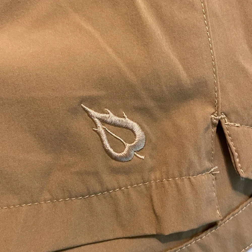 Baleaf Quick Dry Hiking Athletic Shorts Khaki Tan Mustard Drawstring Waist XL